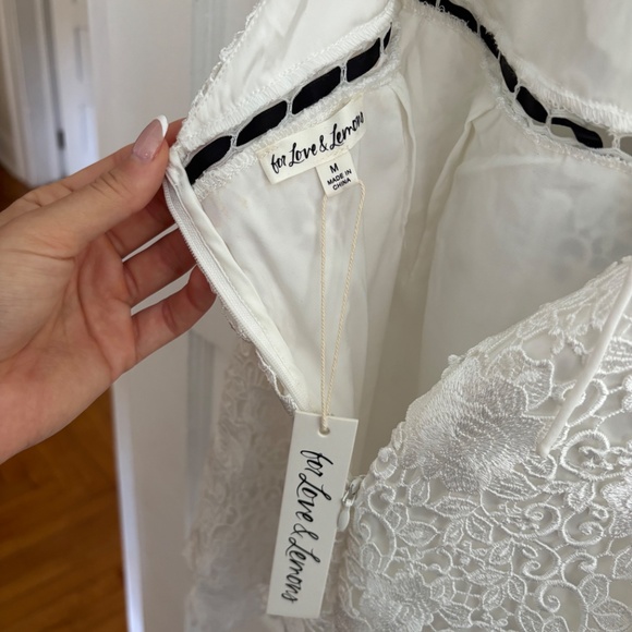 For Love and Lemons Josette Mini Lace Dress - Picture 2 of 3